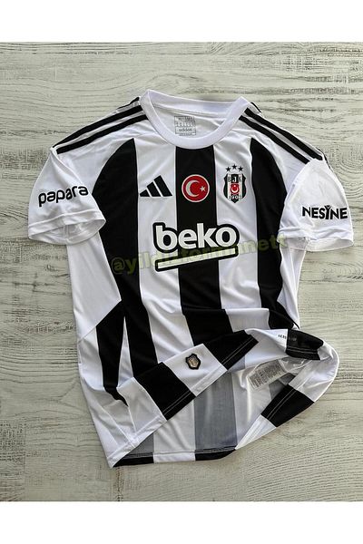 FOLKLORİST Beşiktas//Ciro Immobíle Negru/Alb 2024/2025 Tricou de fotbal pentru adulți sezon nou