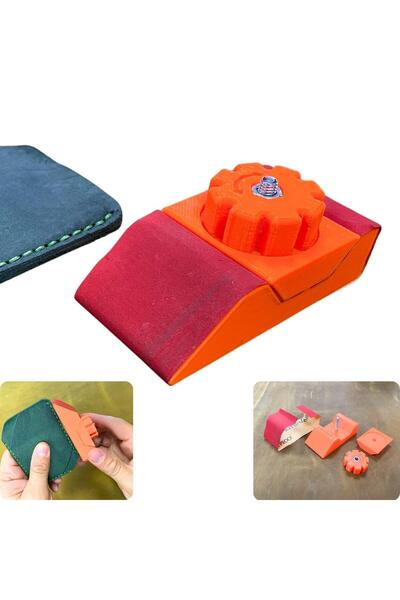 YeferStore Le MooD'O Deri Edge Sanding Wedge, unealtă manuală pentru hobby di...