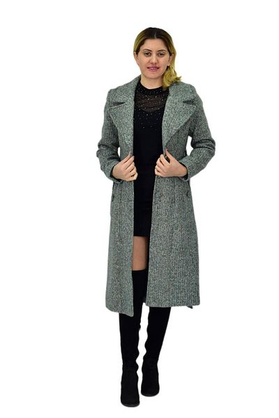 Stylihs Women's Patty Long Stamp Coat Bgl-St04121