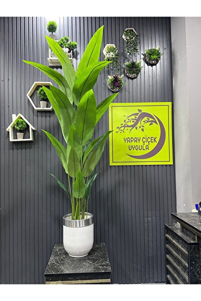 İremÇiçekçilik Yapay Çiçek Uygula Yapay Ağaç Salon Çiçeği 20 Yaprak 180 Cm