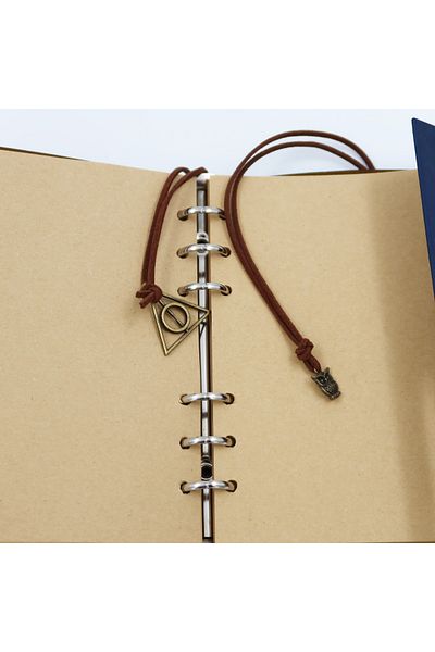 enyareshome Vegan Leather Cover Harry Potter Nostalgic Note Keepsake Book 80 Sheets A5 - Removable Page