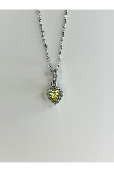 Store 316L Steel Heart Silver Necklace