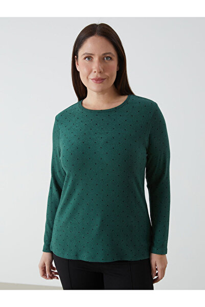 LC Waikiki Crew Neck Polka Dot Women's T-Shirt