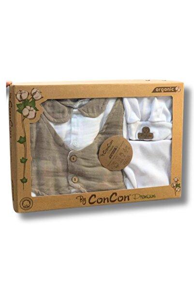 YusGos Organic 5 Piece Muslin Newborn Hospital Discharge Set