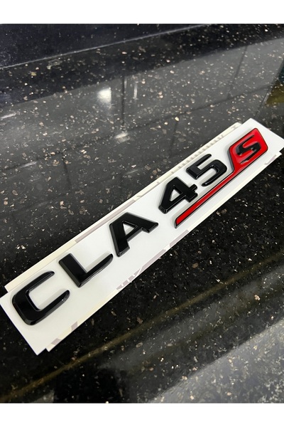 kaytaz Mercedes Cla45S Trunk Lettering Shiny Black