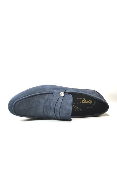 FOREX 4042-1 Чоловічі лофери з натуральної шкіри нубук з анатомічною конструкцією