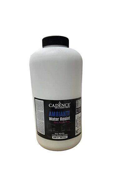 Cadence AMBIENTE SUYA DAY. AKR. BOYA AW-01 BEYAZ 2000ML + KATALİZÖR 80GR