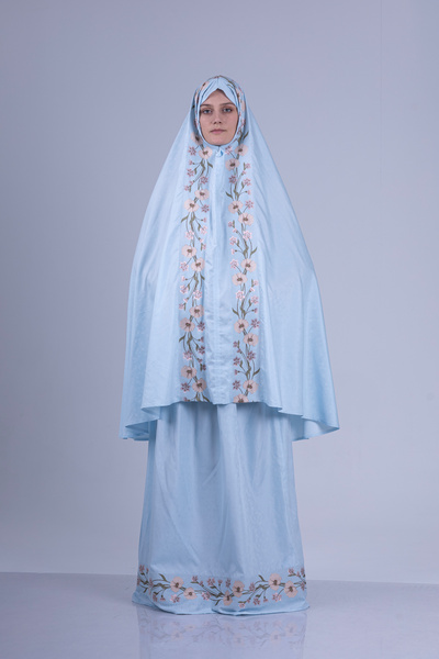 tulteks فستان صلاة من قطعتين من TULTEKS مزين بالزهور