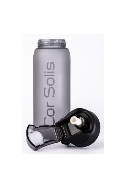 Cor Solis Straw Drinker and Flask 800 ml |   Non-Spill, No Smell, Healthy American Tritan |   Suitable for Child