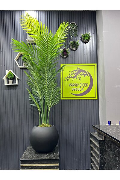İremÇiçekçilik Yapay Çiçek Uygula Yapay Ağaç Salon Çiçeği 180 Cm 14 Yaprak