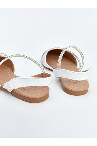 LC Waikiki Beyaz Taş Detaylı Kadın Babet Ayakkabı