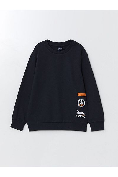 LC Waikiki Lcw Еко мъжки суичър с кръгло деколте