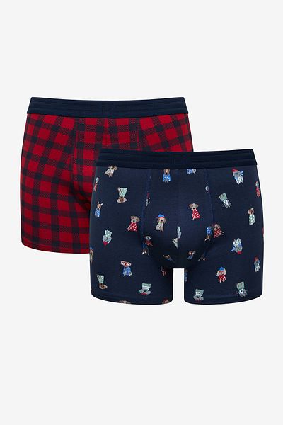 Penti Animal 2 Pack Πολύχρωμα Μπόξερ