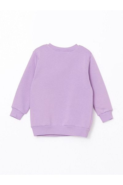 LC Waikiki Lcw Crew Neck Printed Girl's Sweatshirt
