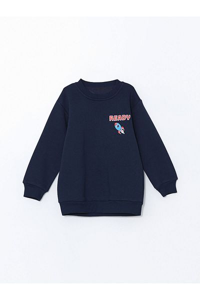 LC Waikiki Lcw Crew Neck Printed Boys' Sweatshirt
