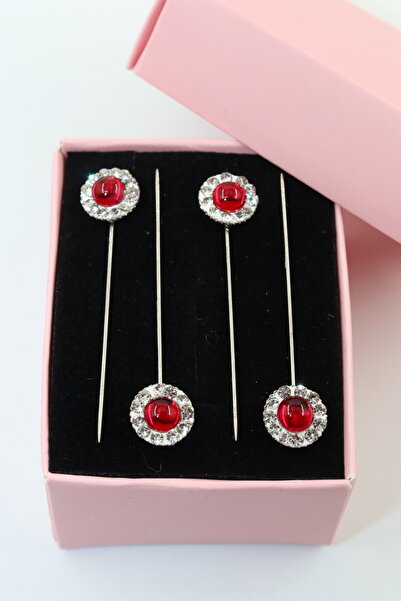 NUMETAL 4 إبرة وشاح من حجر الكريستال. إبرة شال. إبرة عمامة. إبرة الحجاب. وشاح...