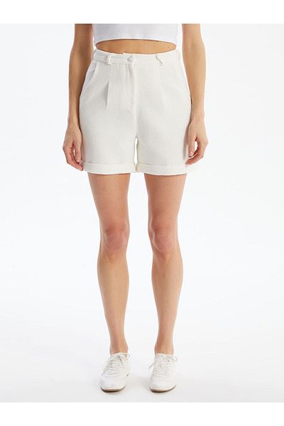 LC Waikiki Γυναικείο τουίντ σορτς Standard Fit