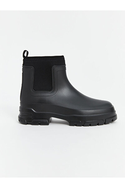 LC Waikiki LCW STEPS Deri Görünümlü Kadın Yağmur Botu