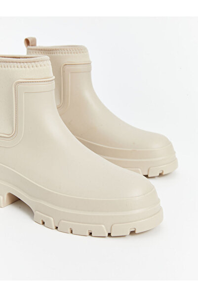 LC Waikiki LCW STEPS Deri Görünümlü Kadın Yağmur Botu