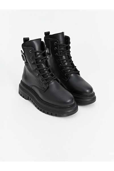 LC Waikiki LCW STEPS Deri Görünümlü Kadın Bot