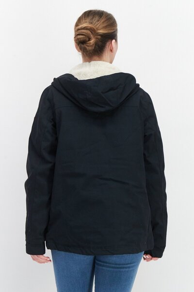 Trespass Women Solid Fleece Puffer Jacket, Black