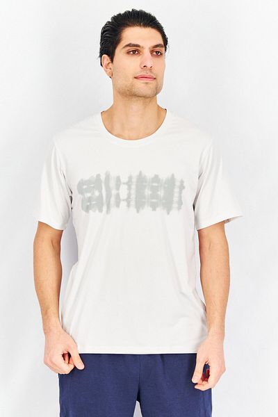 Puma Men Sportswear Fit Short Sleeve Training T-shirts, Off White