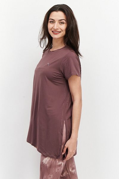 Puma Women Oversized Fit Short Sleeve Top, Brown