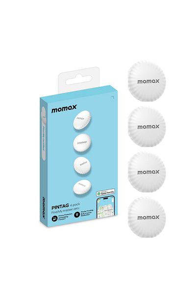 Momax  PinTag Find My Tracker 4-pack - White