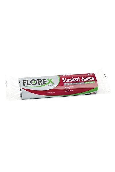 Florex Florex 20 Roll Jumbo Star Fold Garbage Bag - 511