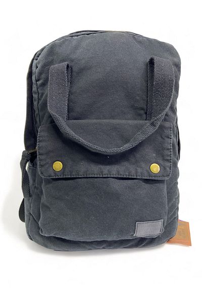 Old Cotton Quality Single Compartment Unisex Design Vintage School Travel Daily Backpack 28X37 cm