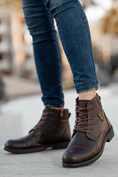 Daxtors D501 Ghete pentru bărbați complet impermeabile la frig, model cu blană