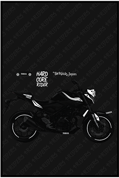 TRİDERS MT25 Full Set Sticker Kaplama  REFLEKTÖRLÜ GÜMÜŞBEYAZ