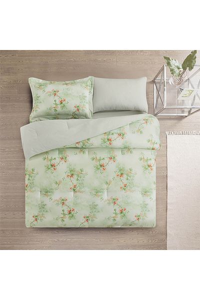 In House Billy | Microfiber Comforter Set 4 Pieces, Queen, 240x190 cm, Multicolor
