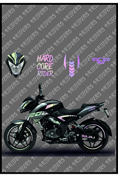 TRİDERS Bajaj Ns200 Full Set Sticker Kaplama HOLOGRAM