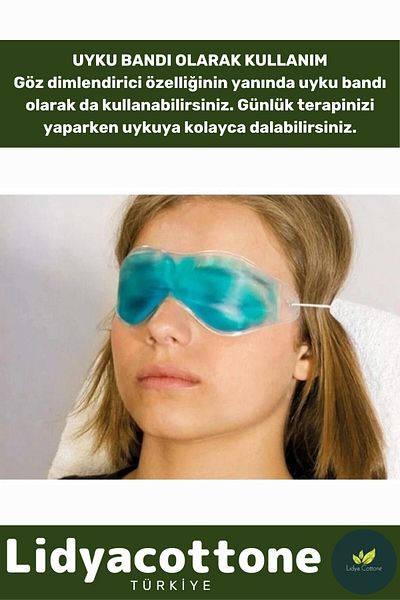 Lidyacottone Premium Cold Hot Practice Eye Therapy Tape Anti-Light Eye Rest Gel Sleeping Tape