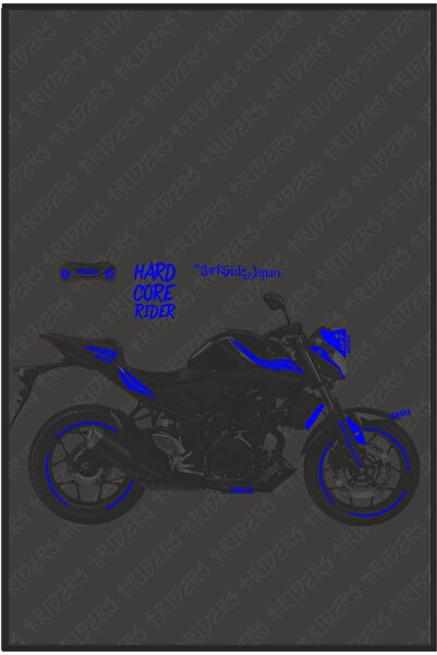 TRİDERS MT25 Full Set Sticker Kaplama  REFLEKTÖRLÜ MAVİ