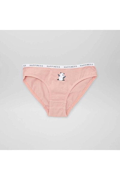 KIABI Pack of 4 pairs of animal print briefs PINK