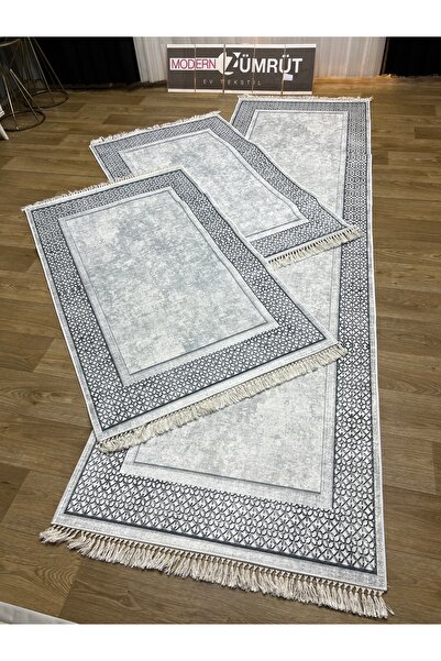 Zümrüt Ev Tekstil Dijital Baskılı Makinede Yıkanabilir Dot Taban Yatak Odası ...