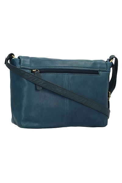 Burkely Geanta de umar naturala Norah Piele 24 cm