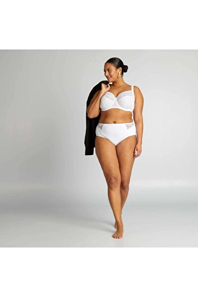 KIABI Woven lace briefs white