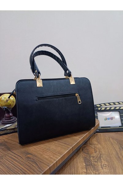 ikosga Shoulder and Arm Bag 5 Sections Black Adjustable Strap Width: 29 cm Size: 22 cm