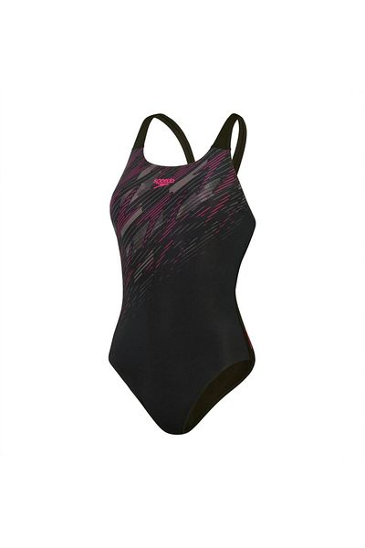 SPEEDO Hyperboom Muscleback Women's Swimsuit (Black)