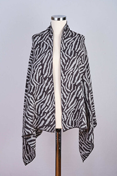 Sebir Moda Şal tricotat cu model zebră