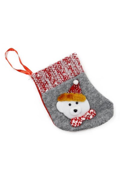 Patladı Gitti Christmas Pine Tree Ornament Teddy Bear Socks Special Decor Chr...