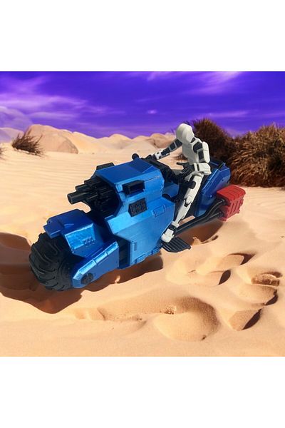 petadora دراجة نارية متوافقة مع شخصية Warhammer Titan 13 Dummy Action