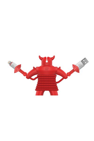 Momax Cable Play Warrior iPhone 1.2m - Red