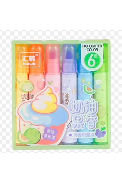 Happy Toys Set of 6 Colored Phosphorus Pencils