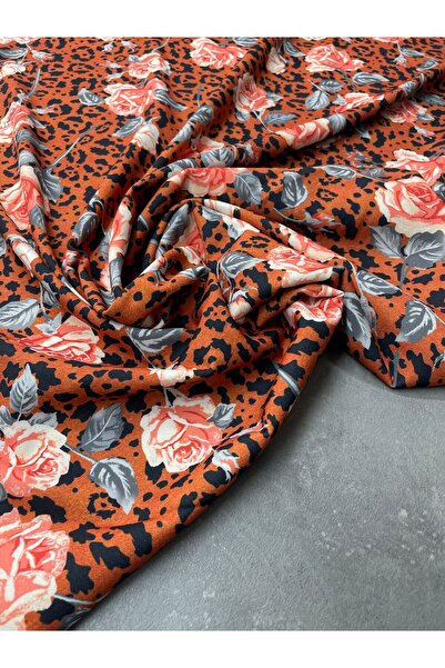 ipekkumaş Avaro Flower Lycra Pantaloni de rochie Bell Crepe Produsul nostru e...