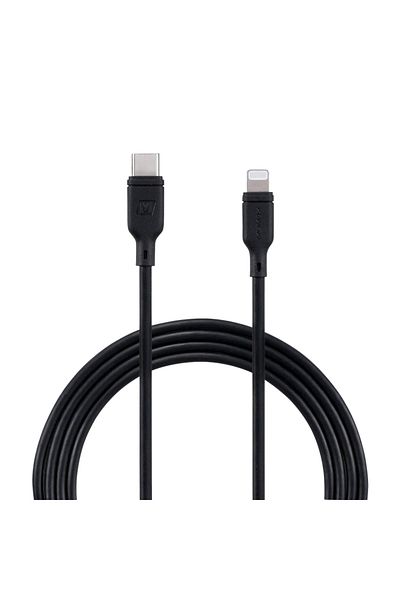 Momax كابل زيرو USB-C إلى Lightning بطول 2 متر - أسود