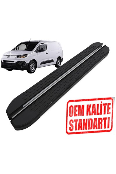 Tunax DOBLO ''UZUN ŞASE'' 2024 2025 2026 ARACA ÖZEL NEVADA SİYAH YAN BASAMAK